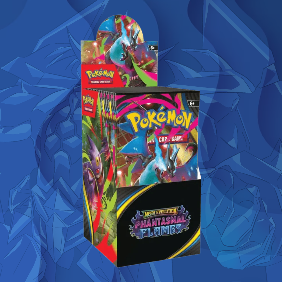 Pokémon TCG: Mega Evolution Phantasmal Flames Half Booster Box (18 Packs - Sealed)