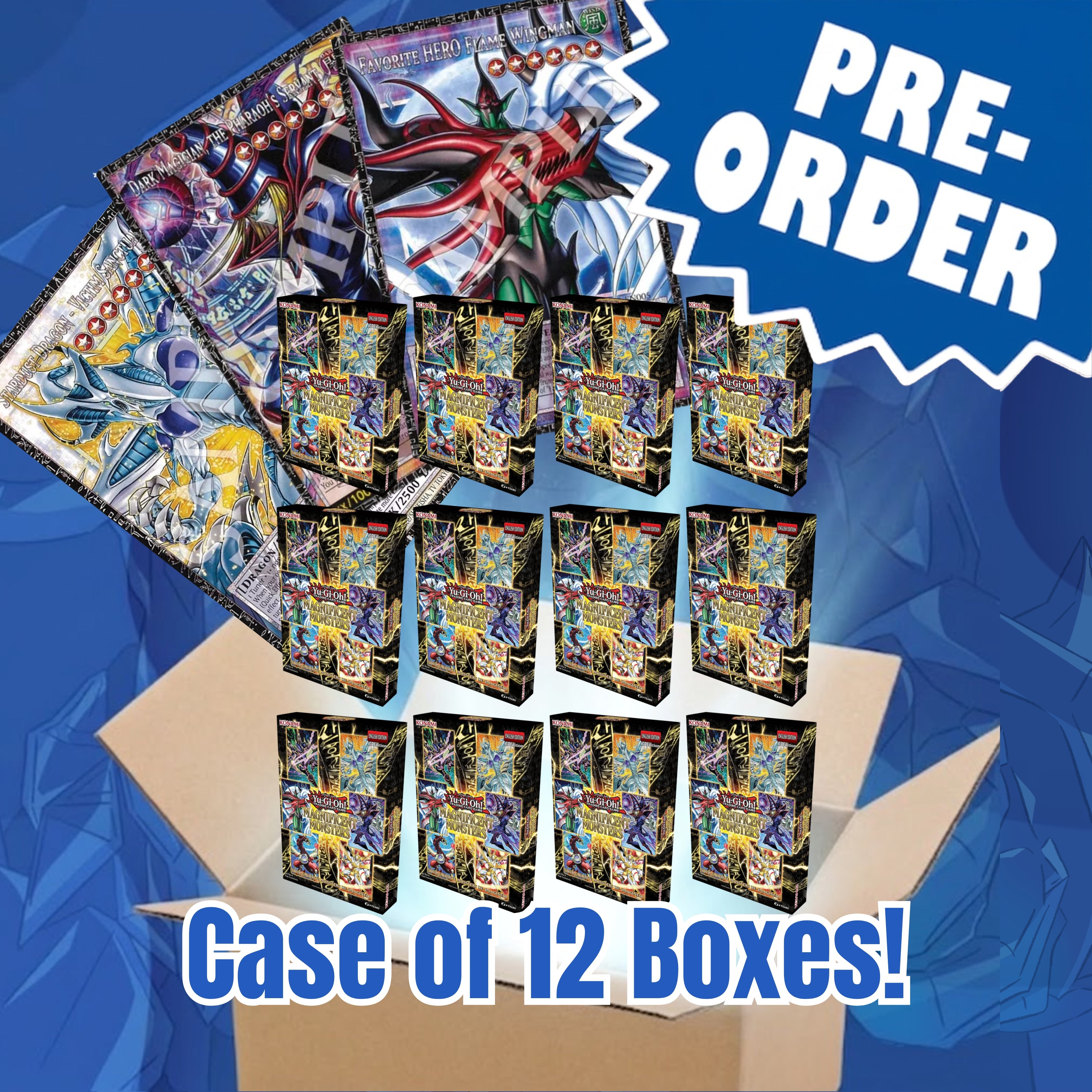 Yu-Gi-Oh! Magnificent Monsters Sealed Case (12 Boxes / 1st Edition - Pre-Order)